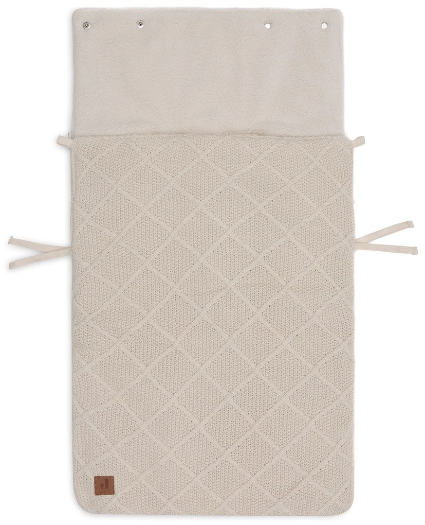 Fusak do autosedačky Check Knit Oatmeal
