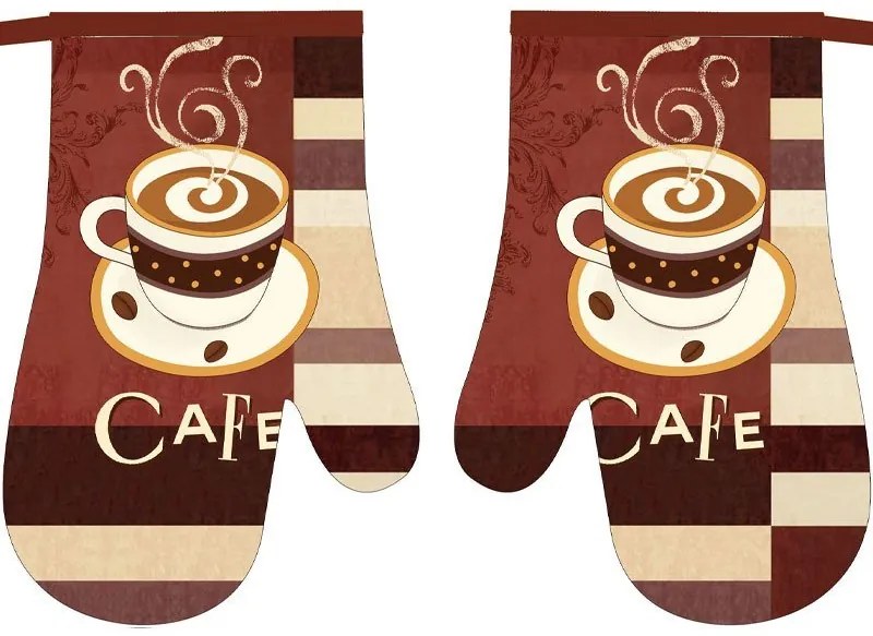 B-1 COFFEE ESPRESSO sada chňapka so zásterou