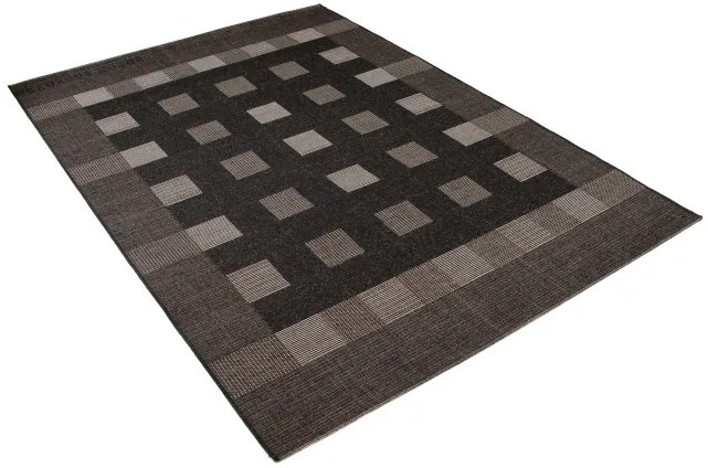 Koberec Floorlux 20203 strieborný / čierny