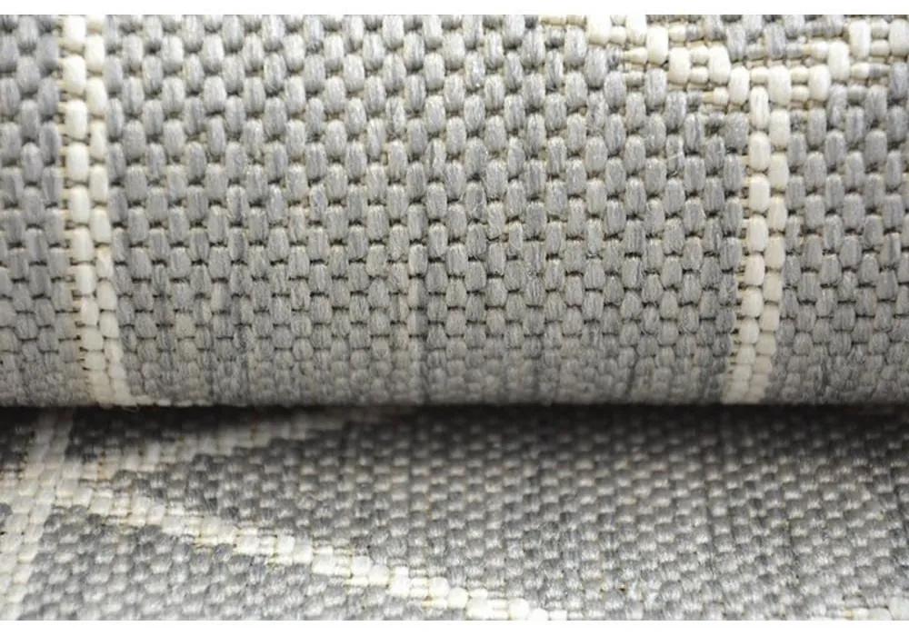 Kusový koberec Kocky 3D sivý 200x290cm