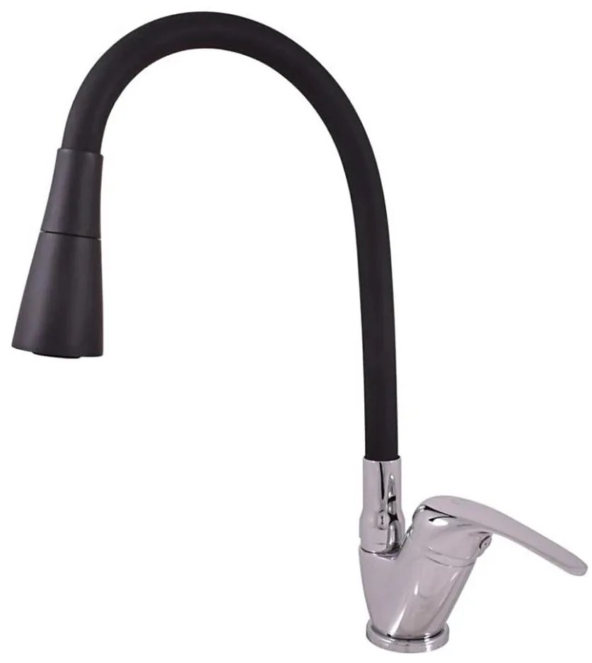 RAV Slezák SA006.0/13 - Drezová batéria SAZAVA 35,6 cm čierna/lesklý chróm