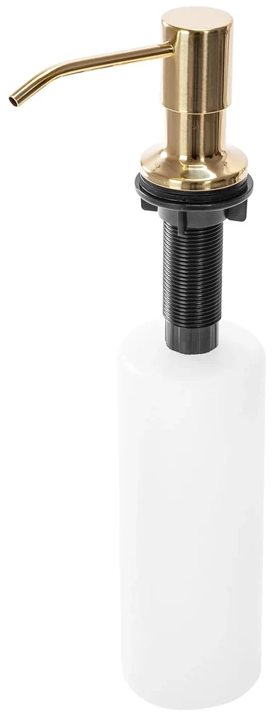 Rea, drezový dávkovač saponátu 250ml, zlatá lesklá, BAT-08000