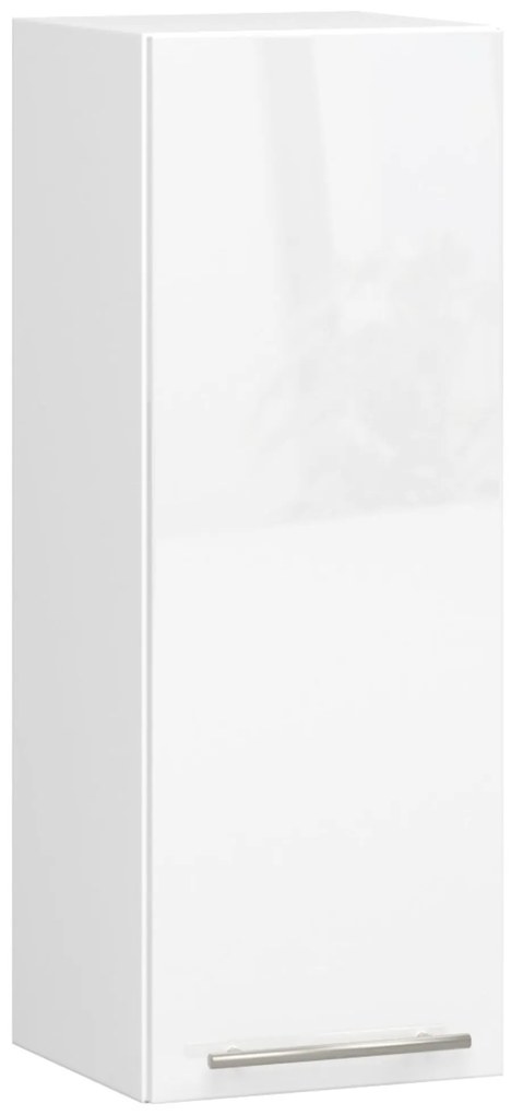 Horná kuchynská skrinka Ozara W30 H720 (biela + biely lesk). Vlastná spoľahlivá doprava až k Vám domov. 1071178