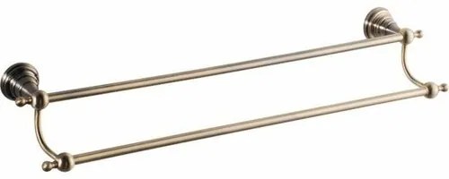 SAPHO 1318-11 Diamond dvojitý držiak uterákov 60 cm, bronzová