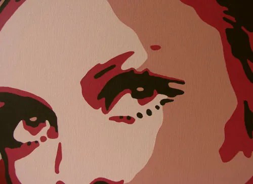 Ručne maľovaný POP Art obraz Twigy | rôzne rozmery