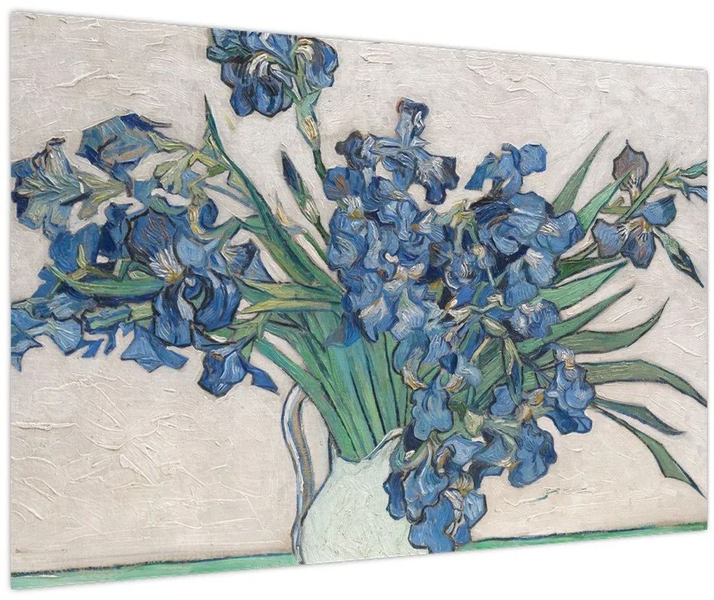 Obraz - Vincent van Gogh, Irises, reprodukcia (90x60 cm)
