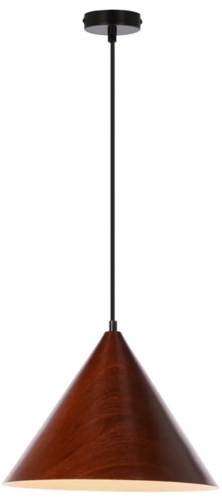 Candellux - Závesná lampa Dunca 32, tmavý orech