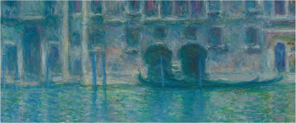 Obraz - Claude Monet, Palazzo da Mula, Venice, reprodukcia (120x50 cm)