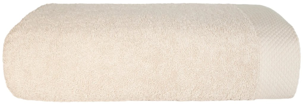 Bavlnený froté uterák BOHO 70x140 cm krémový
