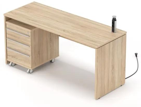 Drevona, stôl, REA PLAY RP-SPD-1600, orech rockpile