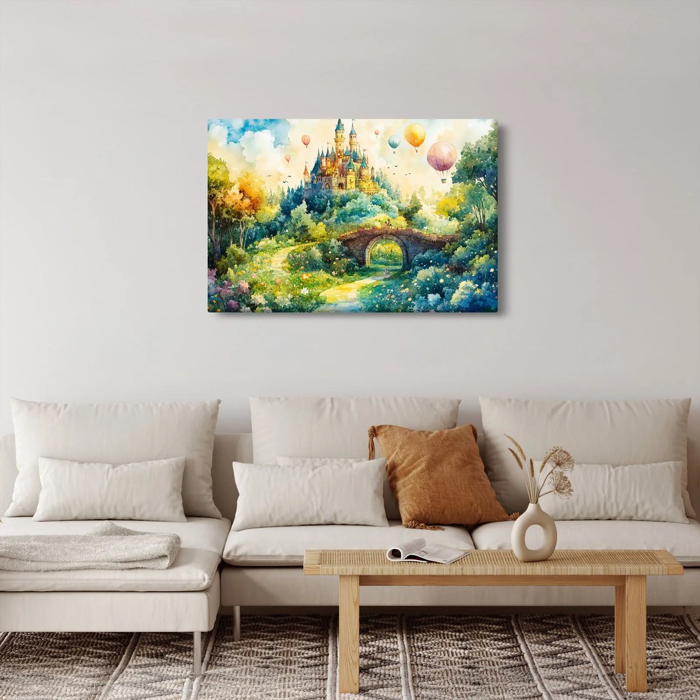 Obraz - Rozprávkový zámok (90x60 cm)