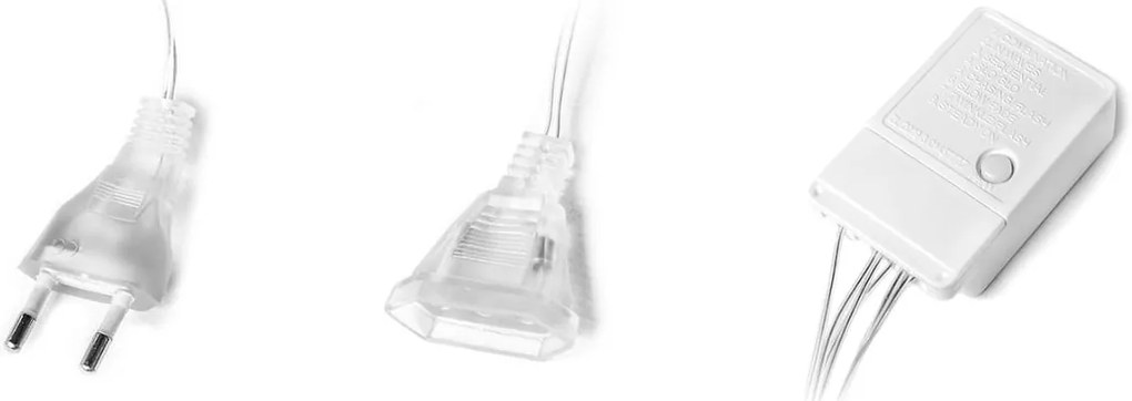 Bestent Svetelná záclona gule 108 LED, 3m, Studená biela