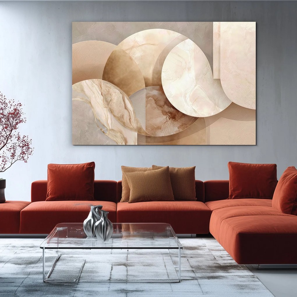 DUBLEZ | Abstraktný obraz - Champagne