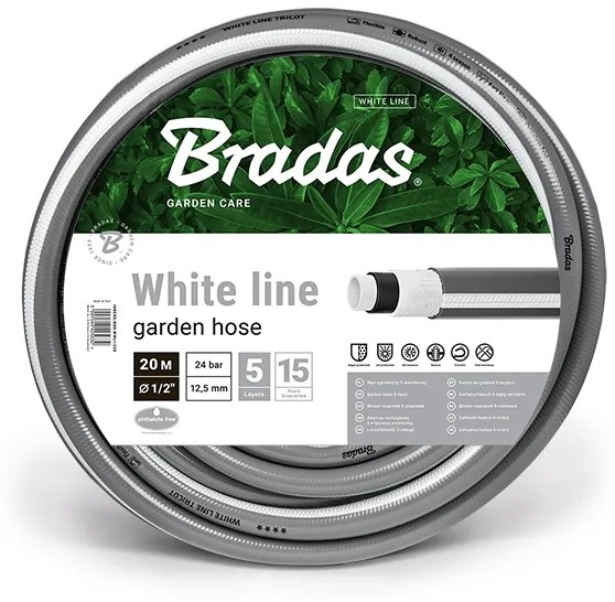 BRADAS Záhradná hadica WHITE LINE 20 m - 1/2"