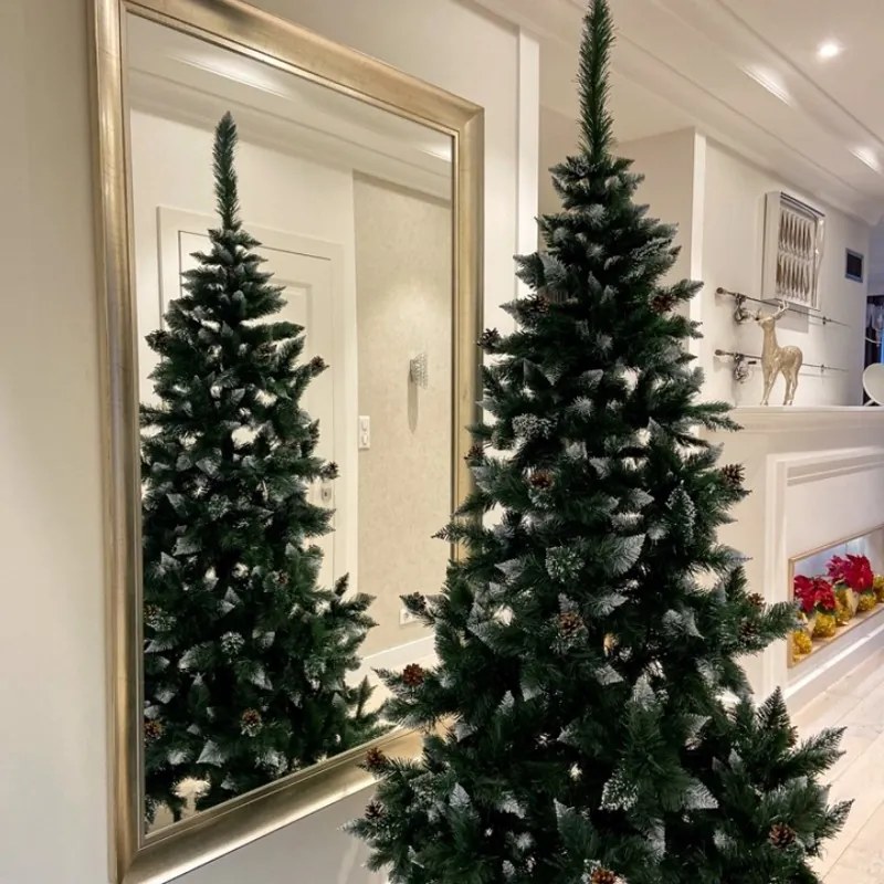 domtextilu.sk Vianočný stromček s imitáciou snehu na vetvičkách s výškou 220 cm 11850