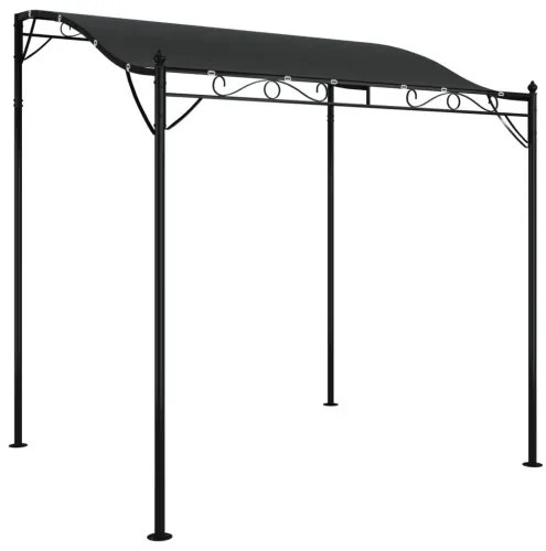 vidaXL Strieška antracitová 2x2,3 m 180 g/m² látka a oceľ-