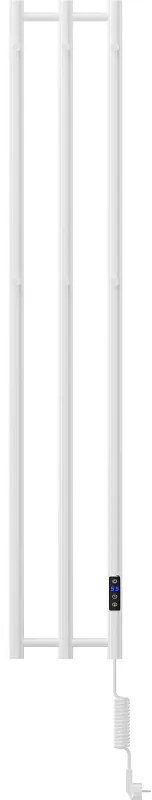 Mexen Pino, elektrické vykurovacie teleso s vešiakmi na uteráky 1405x242 mm, 200 W, biela, W301-1405-242-00-20