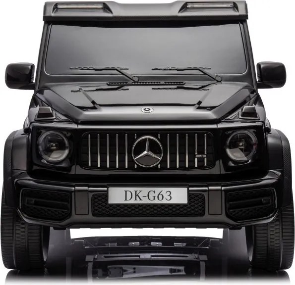 LEAN CARS Elektrické autíčko Mercedes G63 XXL čierne lakované 4x4 24V