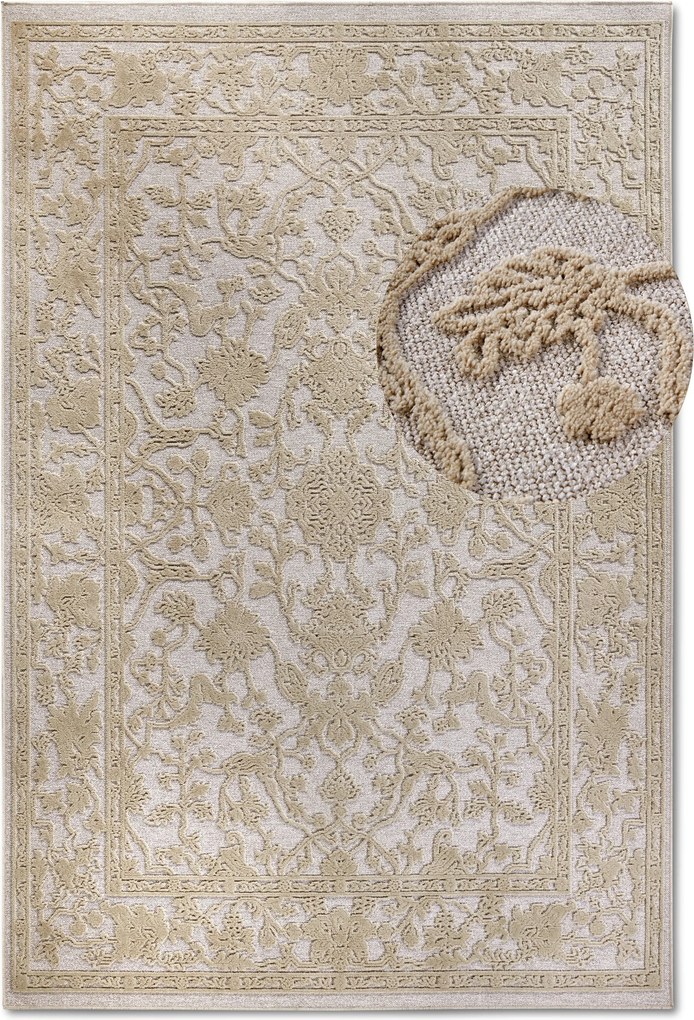 Kusový koberec Villeroy & Boch 106146 Cream, 160x230, béžová, obývacia izba, Villeroy & Boch