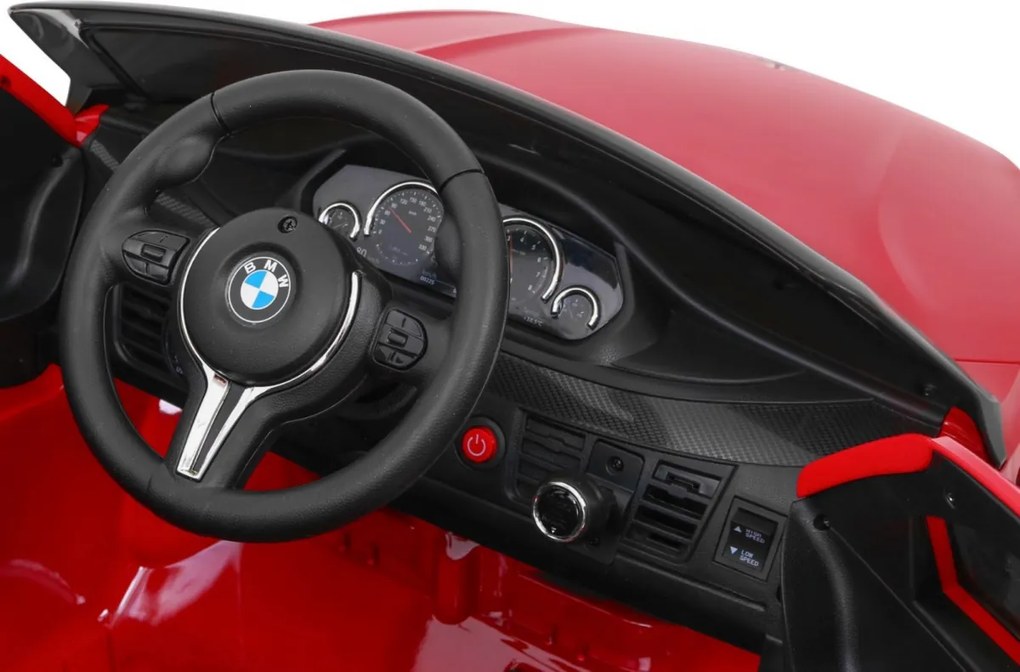 Ramiz Detské elektrické autíčko BMW X6M lakované - červené SUV + diaľkové ovládanie
