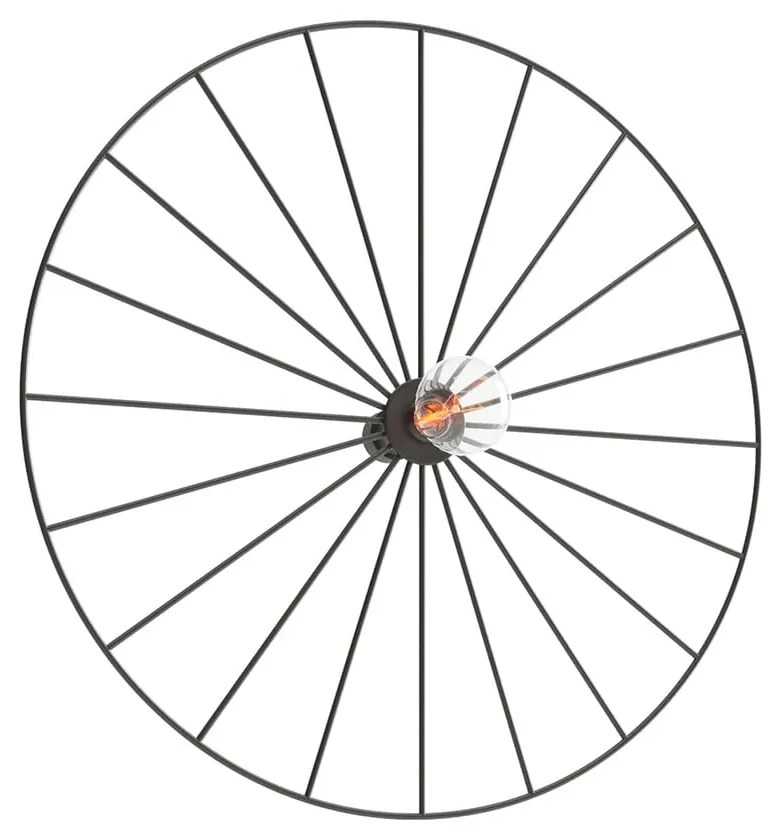 Čierne stropné svietidlo ø 45 cm Soho – Sollux