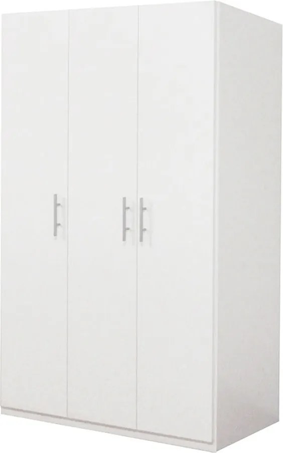 Biela trojdverová šatníková skriňa Evegreen Houso Home, 53 x 202 cm