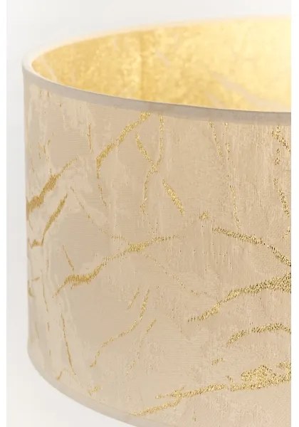 Jupiter 2112 - Stolová lampa KASZMIR 1xE27/15W/230V biela/zlatá/mramorový dekor