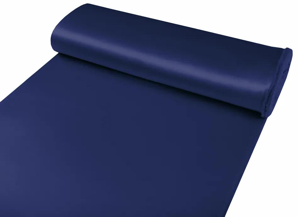 Biante Saténový záves LUX-L039 Námornícka modrá 140x160 cm