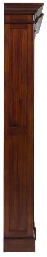 furniture-nabytek.cz - Masívna knižnica Cambridge I z mahagónu, lakovaná, hnedá – 168×34×210 cm