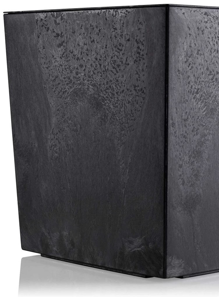 PLASTOVÝ KVETINÁČ BLOOM 36X56 CM IMITÁCIA BETÓNU ČIERNA