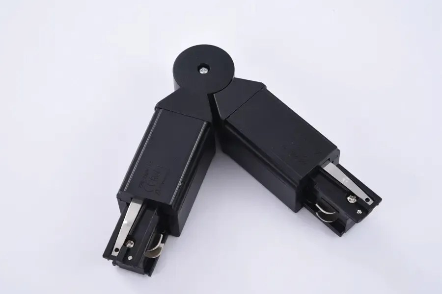 Track 3Line Adjustable Connector Black