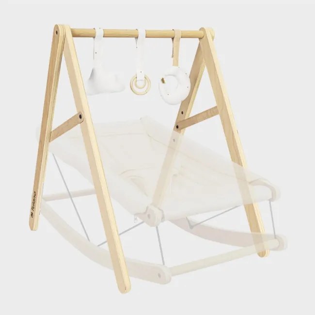 Detské hojdacie kreslo Moon 45 béžové