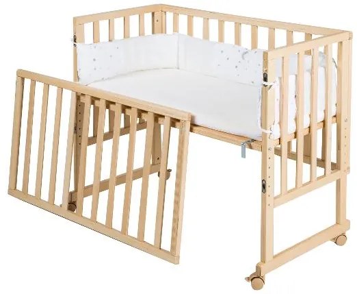 roba Prístelka 3 v 1 Safe asleep (prírodný lak)  (100397089)