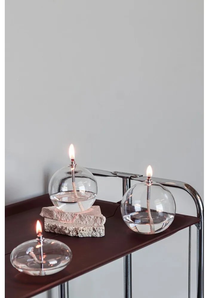 Sklenená olejová lampa (výška 10 cm) Aura – Mette Ditmer Denmark