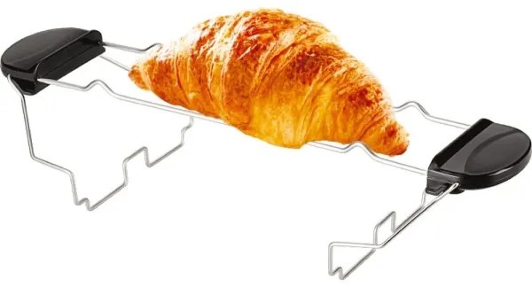 Sencor - Hriankovač s dvoma otvormi a roštom na ohrievanie pečiva 1000W/230V strieborný