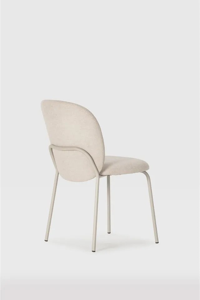 Krémové jedálenské stoličky v súprave 4 ks Daia – Marckeric