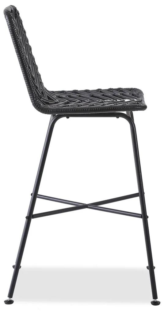 Barová stolička STOOL H97 čierna