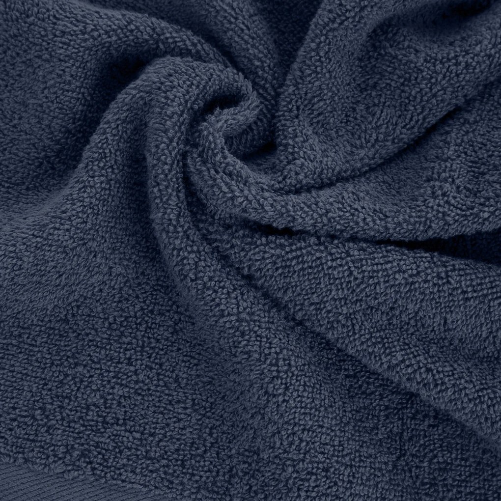 FROTÉ UTERÁK SMOOTH SADA 3KS 70X140 CM TMAVOMODRÁ