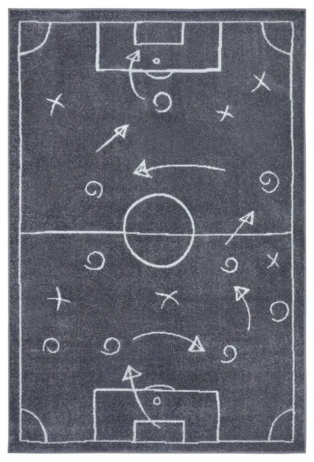 Tmavosivý detský koberec 160x235 cm Gameplan – Hanse Home