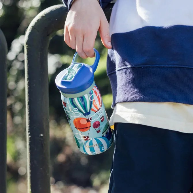 Nerezová termofľaša s náustkom Pop Kids Balloons 445 ml
