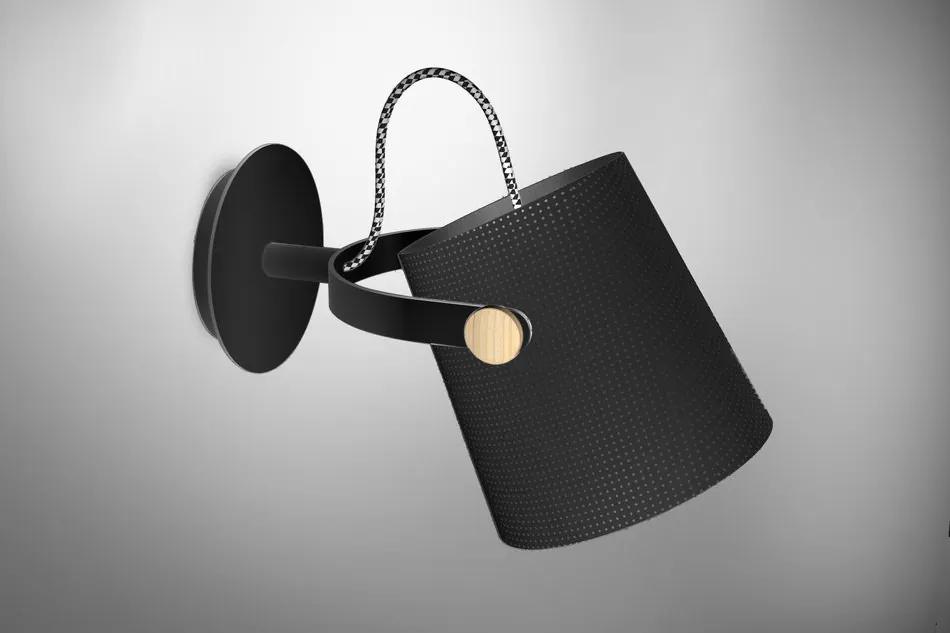 NORDICA | Elegantná nástenná lampa Farba: Čierna