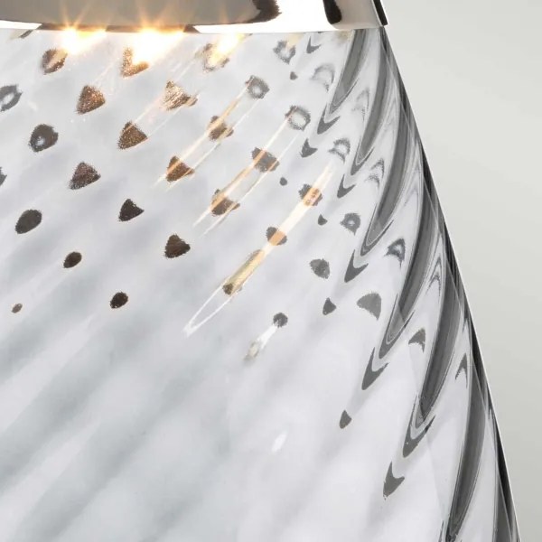 Elstead LENA-TL-L-SMOKE - LED Stolná lampa LENA 1xE27/40W/230V 74 cm šedá