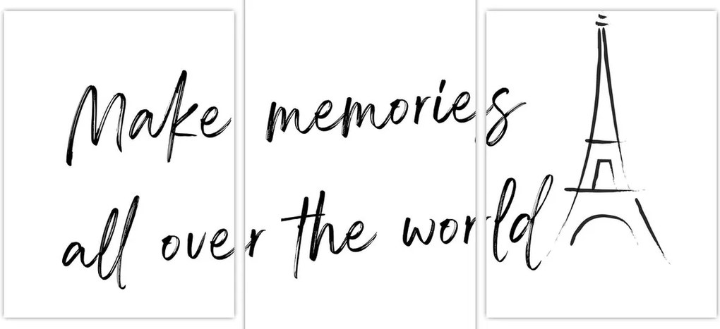 Obraz - Make memories (90x60 cm)