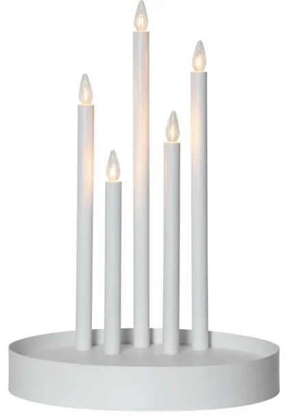 Biela svetelná dekorácia ø 32 cm Deco – Star Trading