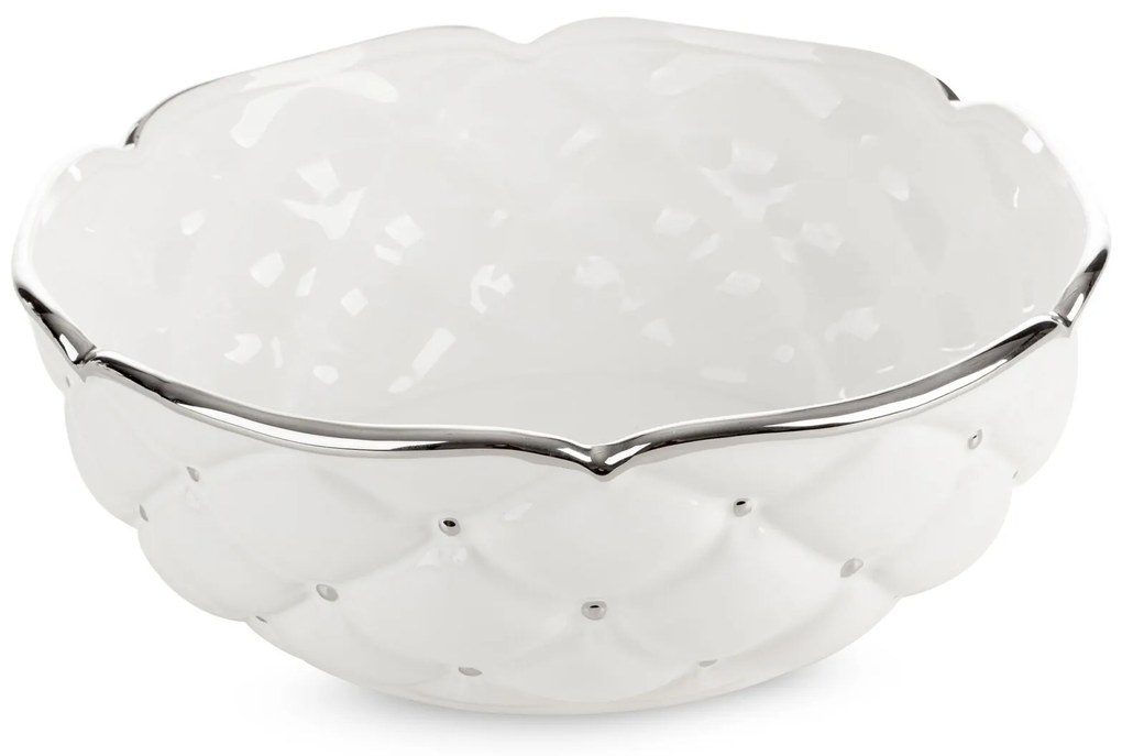 DEKORAČNÁ KERAMICKÁ MISKA ADORE 30X11 CM VZOROVANÁ