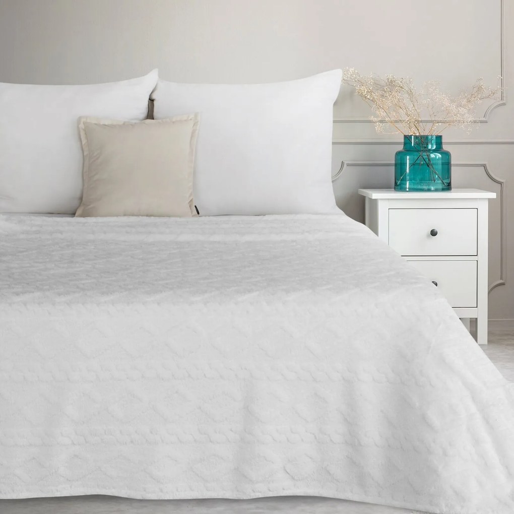 DEKA BRAID 150X200 CM BIELA