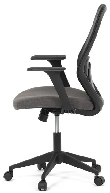 Autronic BONTEC Kancelárska stolička, hojdací mechanizmus, čierna sieťovina, KA-V3149 BK Farba: Čierna