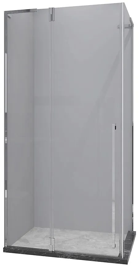 Sprchový kút štvorcový Bravo 90x90x195 chróm