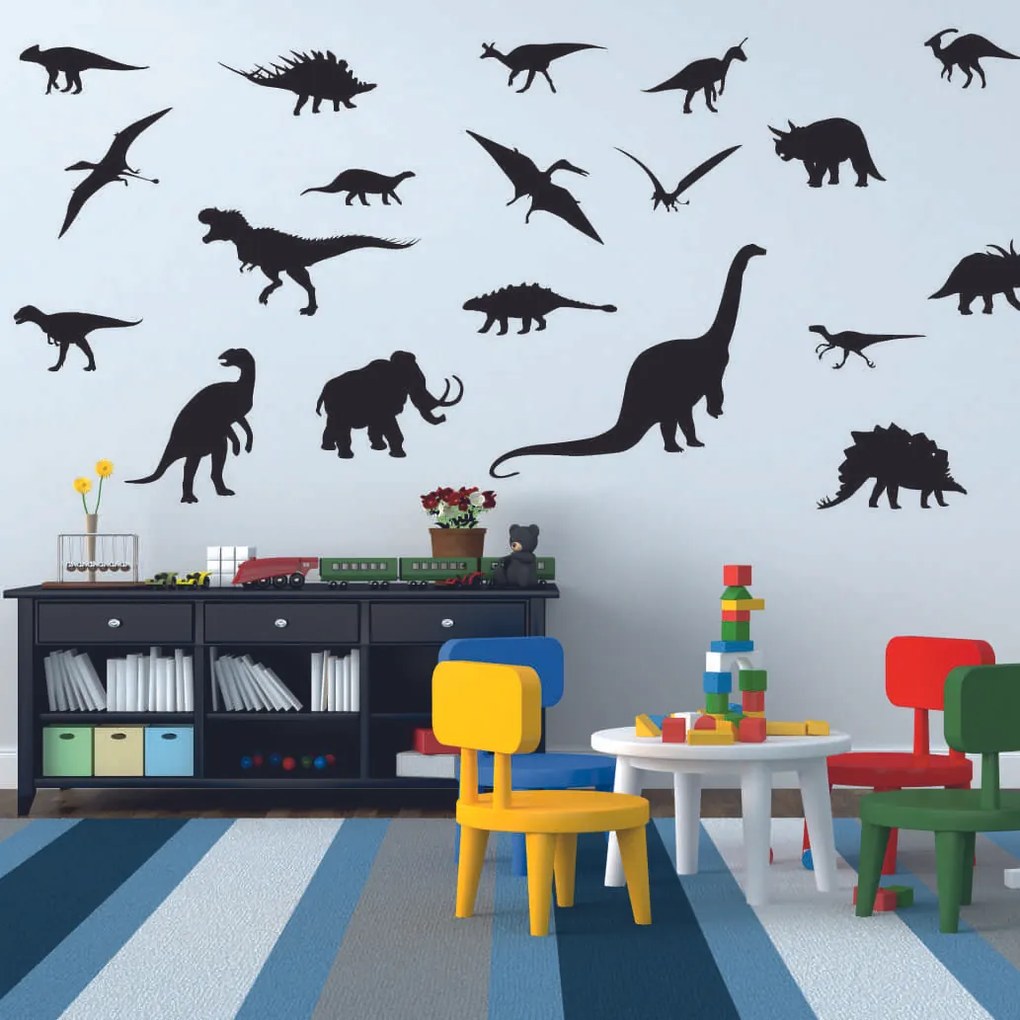 Sablio Samolepka na stenu: Dinosauři set