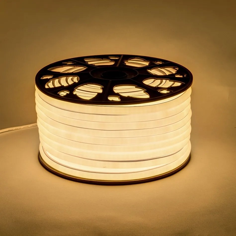 DECOLED D-TYP jednostranný LED neón, teplá biela, IP67, 1 m